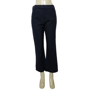 Derek Lam 10 Crosby Cropped Black Slacks Size 12